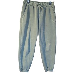 Puma Women's Olive Jogger Pants M Athletic Athleisure Activewear Logo